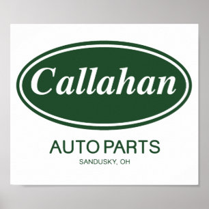 Poster Peças de automóvel de Callahan