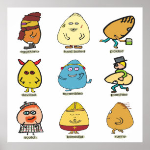 Poster Peças de ovos