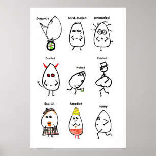 Poster Peças de ovos