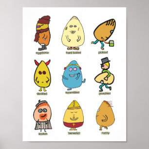Poster Peças de ovos