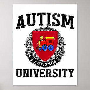 Poster Peças de quebra-cabeça suportam Camisa Autism Auti