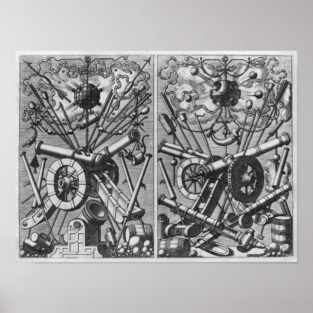 Poster Pedaços de munições (Frente)