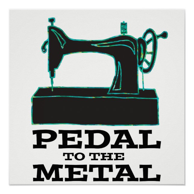 Pôster Pedal para a Poster de metal (Frente)