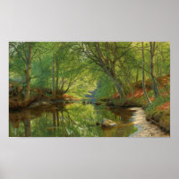 Peder Mørk Mønsted Forest stream 1896