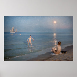 Poster Peder Severin Kroyer - Boys Bathing at Skagen