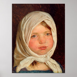 Poster Peder Severin Kroyer - Little girl from Hornbaek