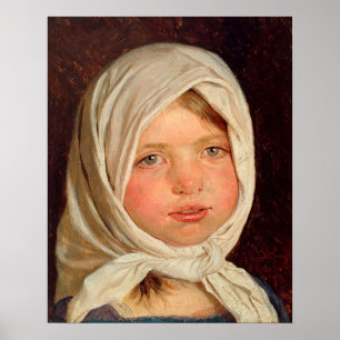 Poster Peder Severin Kroyer - Little girl from Hornbaek