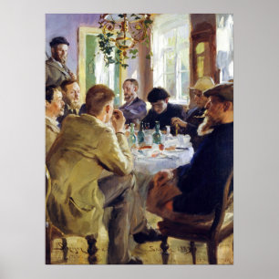 Poster Peder Severin Kroyer - Lunchtime