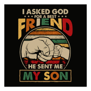 Pôster Pedi a Deus por um Melhor Amigo