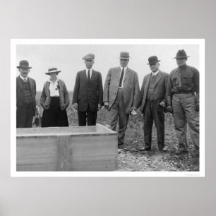 Pôster Pedra angular da universidade de Alaska 1916