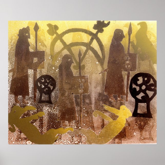 Pôster Pedra de Birsay Picta (Frente)