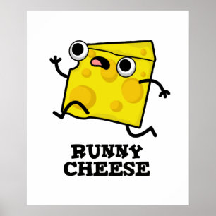 Poster Pedra De Comida Engraçado De Queijo