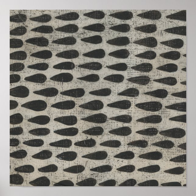 Poster Pedra - Gotas (Frente)