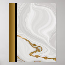 Pedra-Mármore branca/Arte Dourada negra