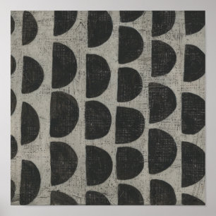 Poster Pedra - Semicírculos