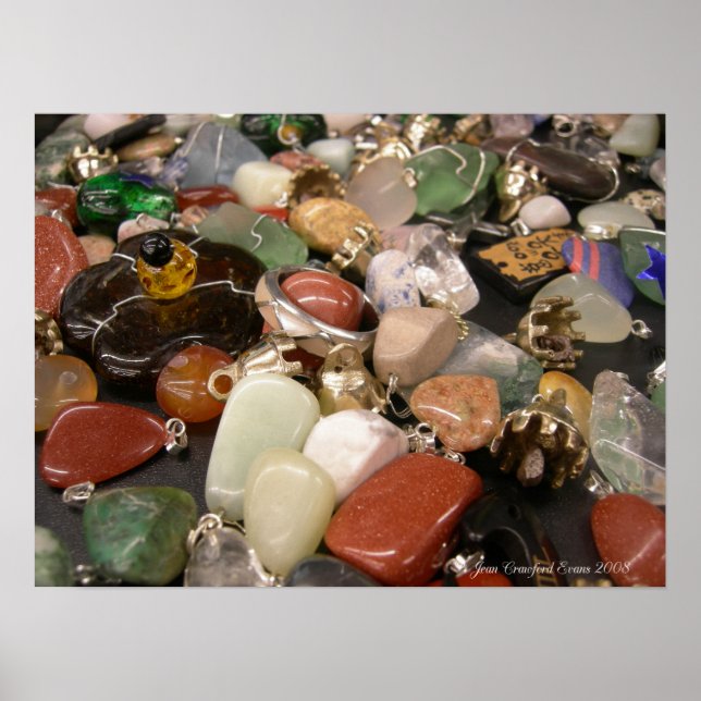 Pôster Pedras e ângulos (Frente)