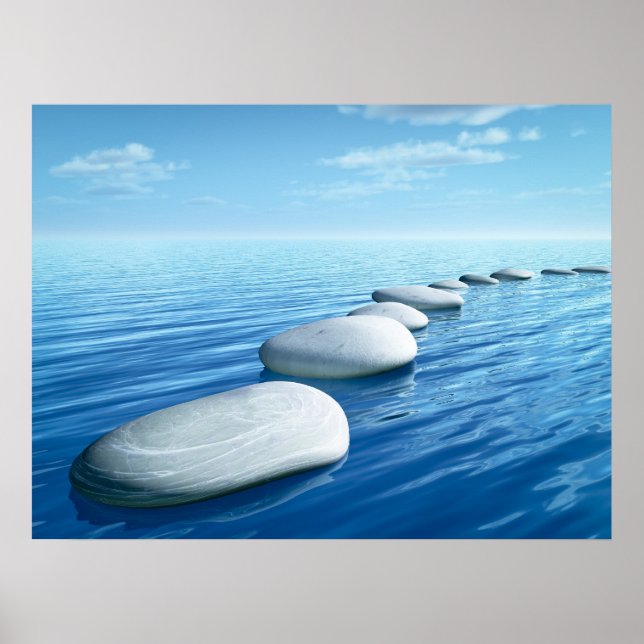 Poster Pedras Etapas (Frente)