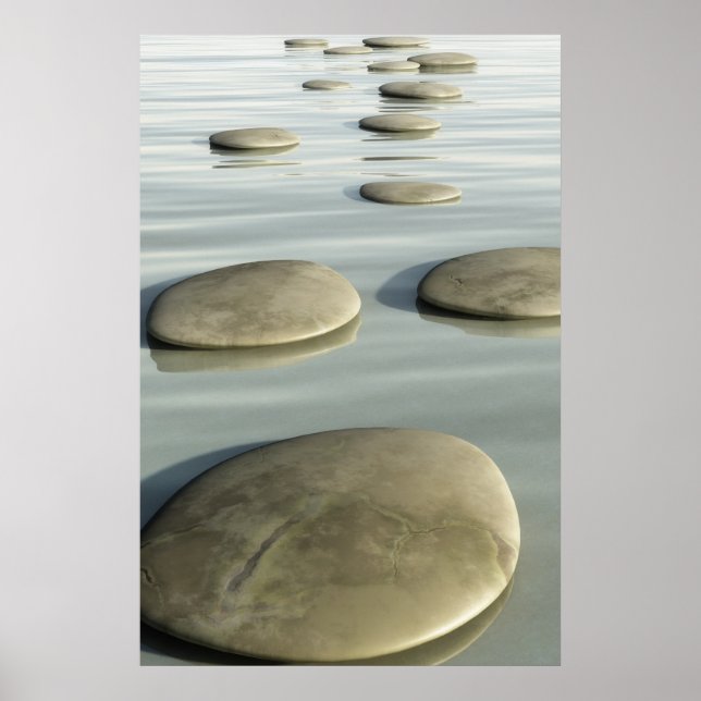 Pôster Pedras Etapas (Frente)