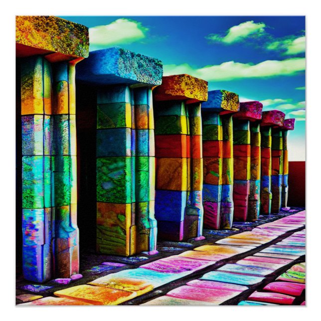 Pôster Pedras Psicodélicas (Frente)