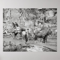 Pedreira de Granito de New England, 1908. Foto Ant