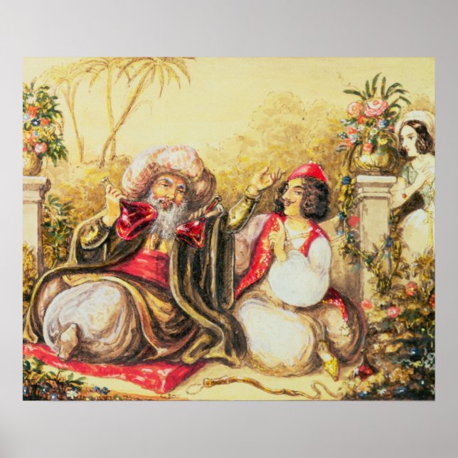 Pôster Pedrillo jogando Osmin com bebida (Frente)