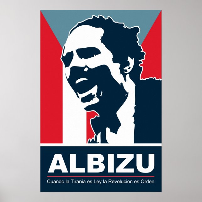 Poster Pedro Albizu Campos - Bandera (Frente)