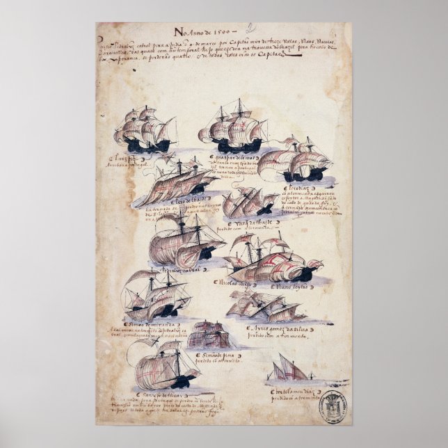 Pôster Pedro Alvares Cabral (Frente)