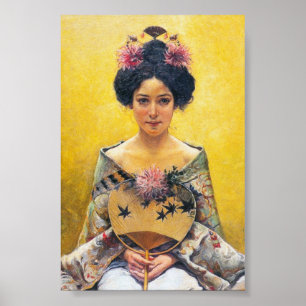 Pôster Pedro Sáenz (1864-1924), japonesa de Disfraz