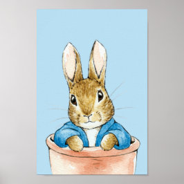 Poster Pedro Sentado no Vaso de Planta