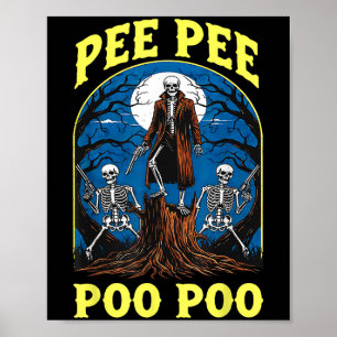 Poster Pee Poo Poo Maldito Gen Z Memória Engraçado Esquel