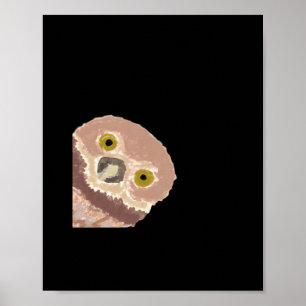 Poster Peekabo Engraçado Design De Halloween