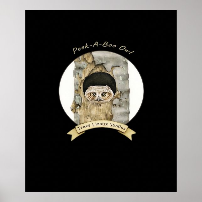 Poster Peekaboo Meme Design Para Halloween (Frente)