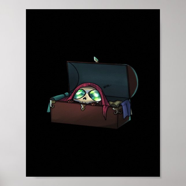 Poster Peekaboo Sloth Halloween (Frente)