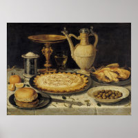 Peeters - Mesa Com Laranja, Azeitonas E Pizza
