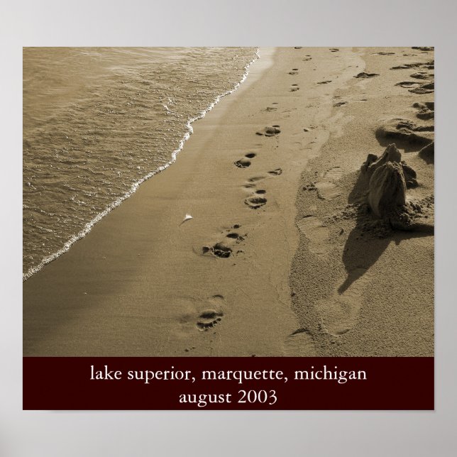 Poster Pegadas (Frente)