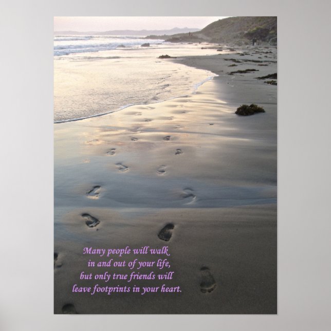 Pôster Pegadas (Frente)