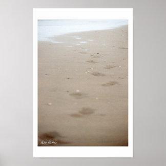 Poster pegadas - Fußspuren