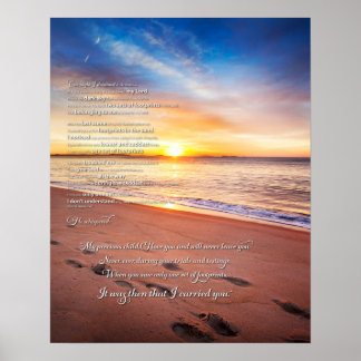 Poster Pegadas no Poema da Areia