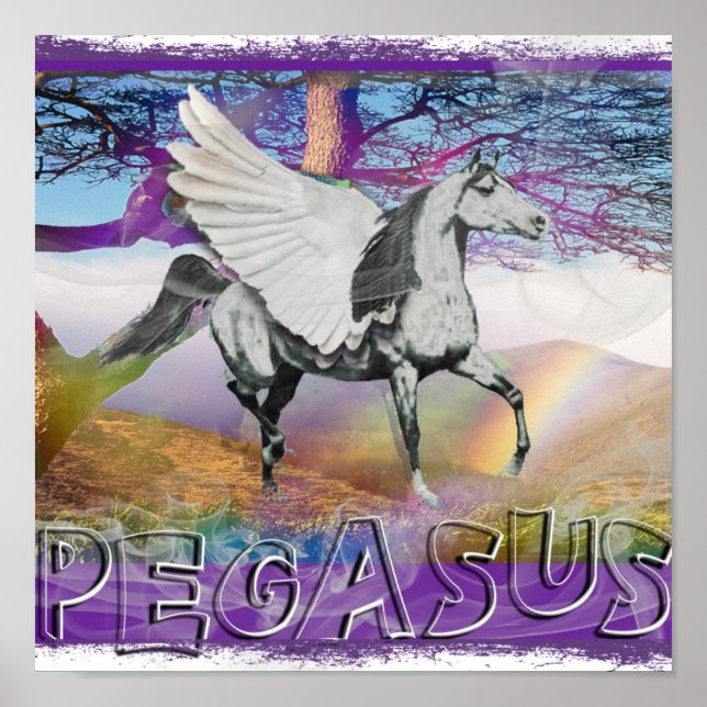 Poster PEGASUS - CAVALO WINGING DOS DEUS (Frente)