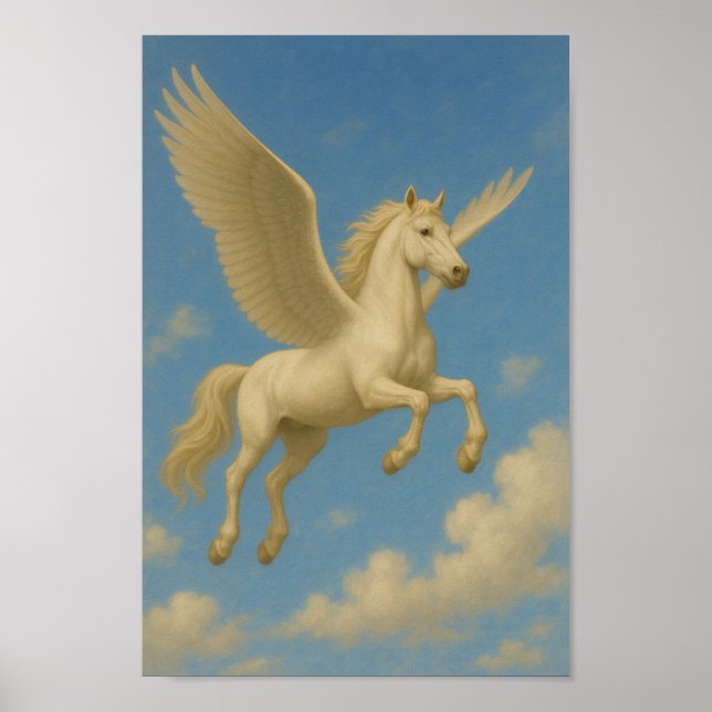 Poster Pegasus em Voo - O Espírito das Legendas ao Estilo (Frente)
