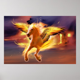 PÔSTER PEGASUS LIDERANTE COM A LUZ