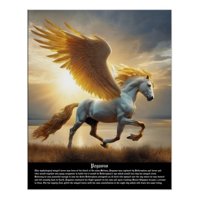 Pôster Pegasus mitologia (Frente)