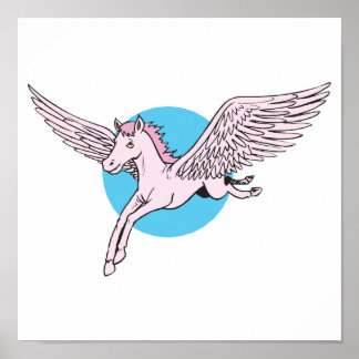 Pôster pegasus voador