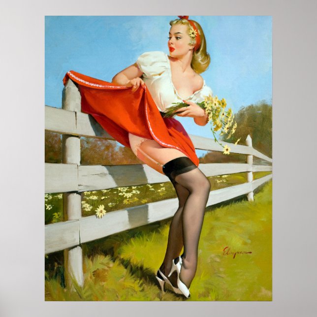 Pôster Pego no pino de cerca para cima (Frente)