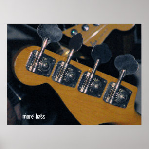 Poster Pegs de ajustamento da guitarra baixa