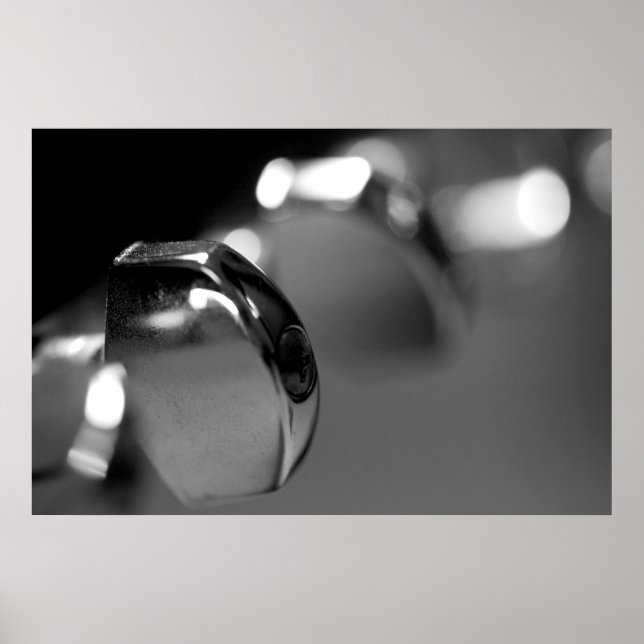 Pôster Pegs de Ajuste de Violão (Frente)