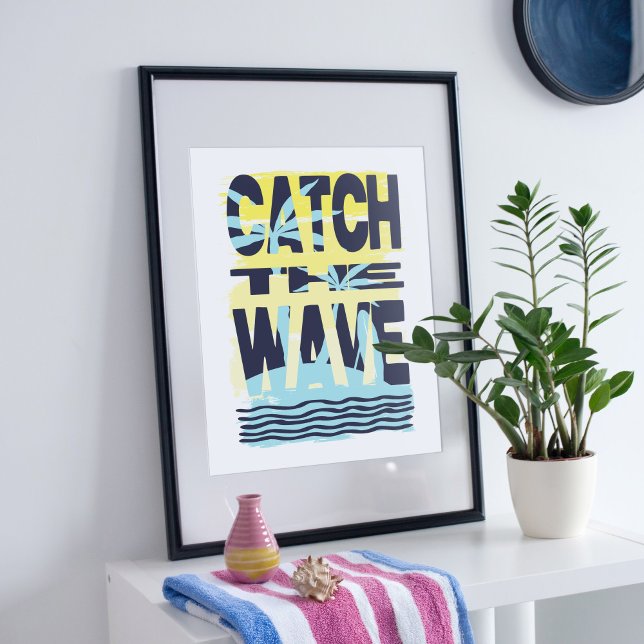 Poster Pegue a onda. (Criador carregado)