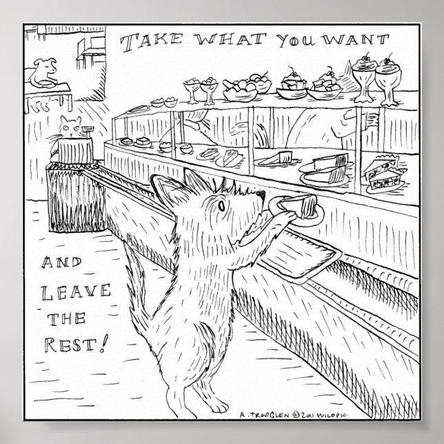 Pôster Pegue o que quiser... (Frente)