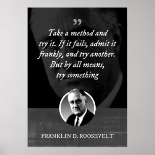 Poster Pegue um método e tente. Se falhar, admita-o