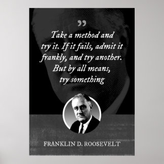 Poster Pegue um método e tente. Se falhar, admita-o